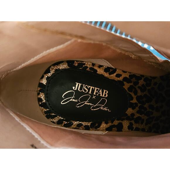 JustFab Pink Blush Southern Girl Rhinestone Stiletto Bootie Size 10 Booties - Picture 6 of 14